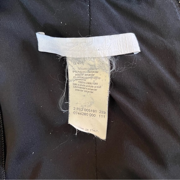 Les Copains Black Sleeveless V-neck Sheath Dress 40(4) - Picture 8 of 10